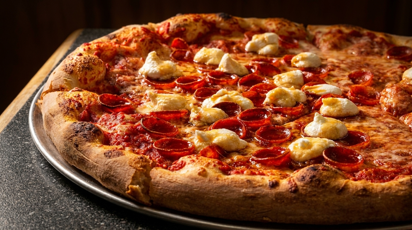 Hot Honey Pepperoni with Ricotta
