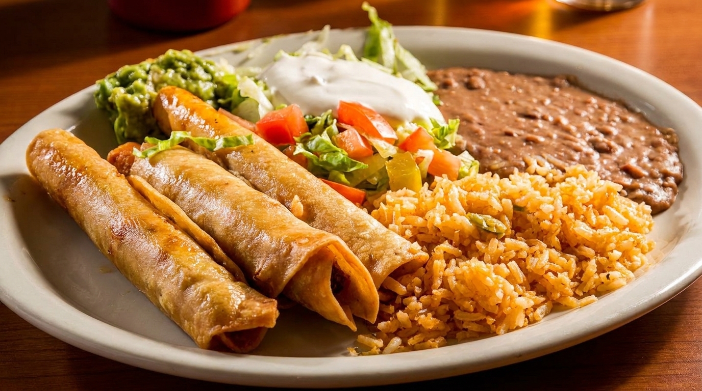 Crispy Tacos and Flautas