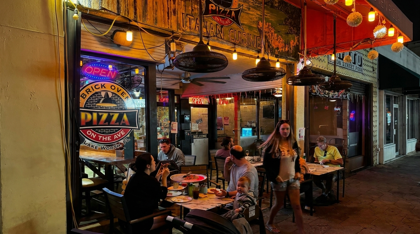 The Patio After Dark