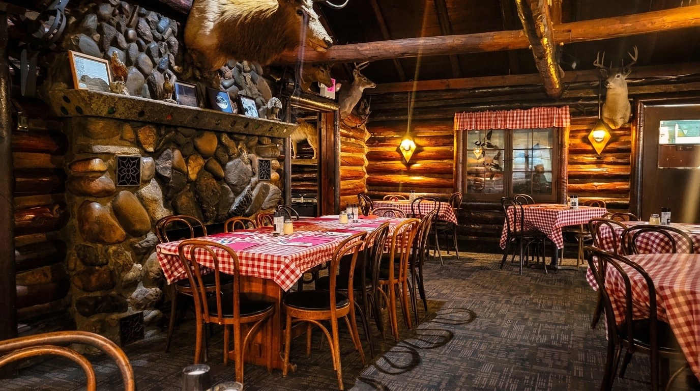 The Log Cabin Dining Room