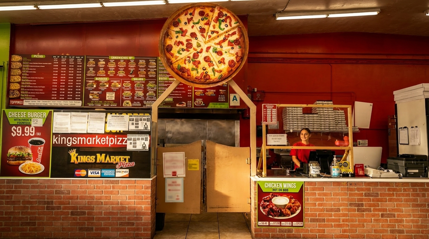 A Counter Inside a Market