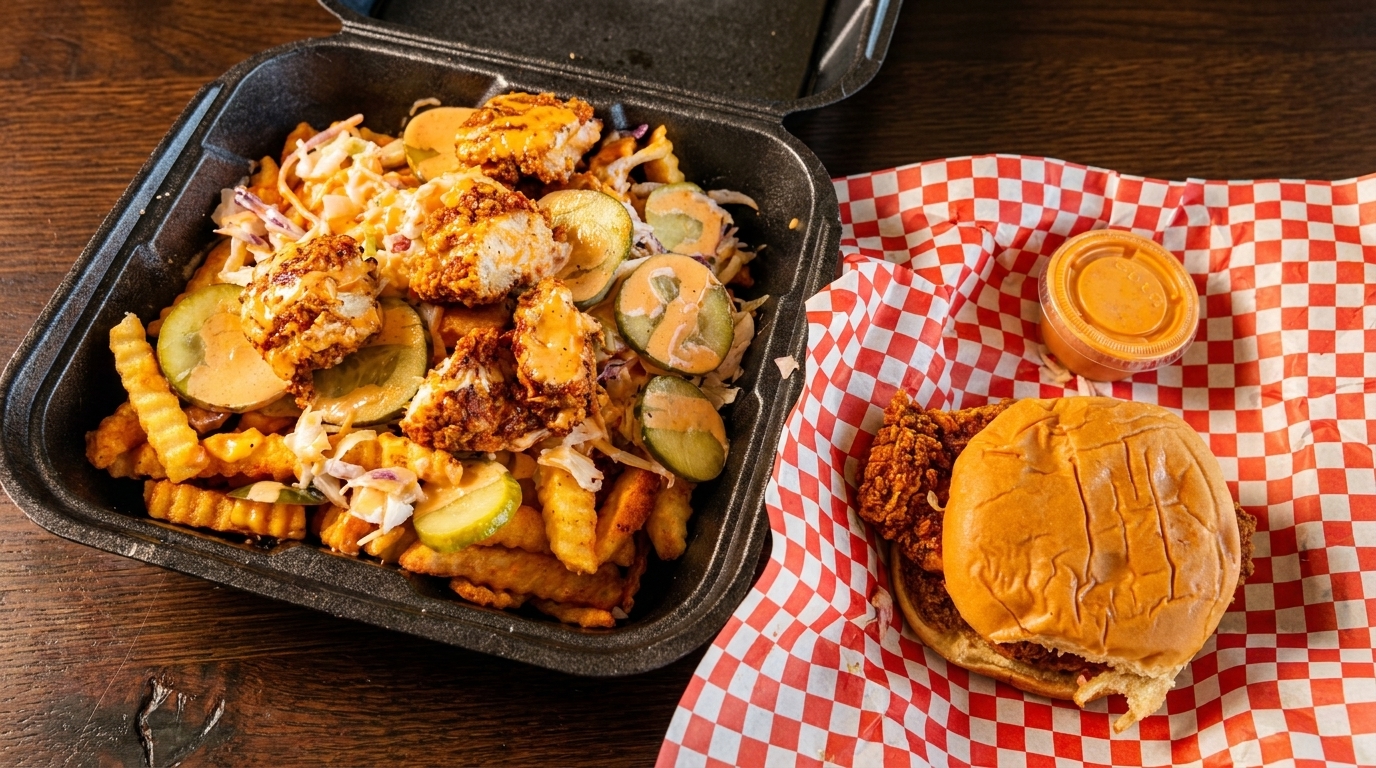Sauces, Dry Rubs, Loaded Sides