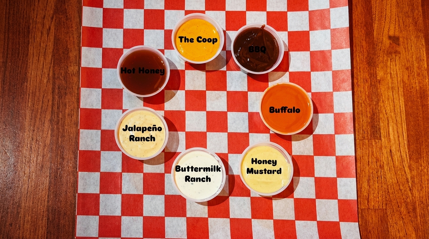Eight Sauces, All House-Made
