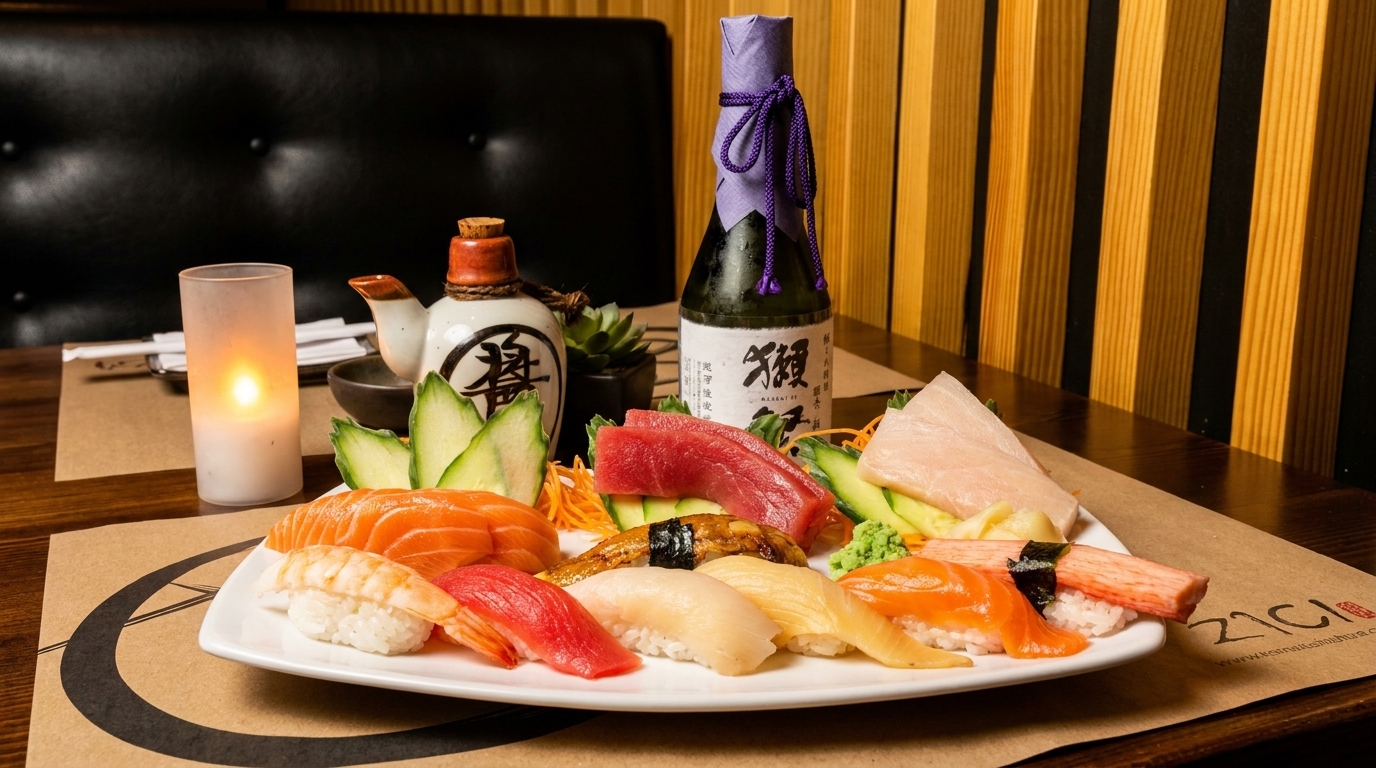 Custom Menus, Sushi and Sake