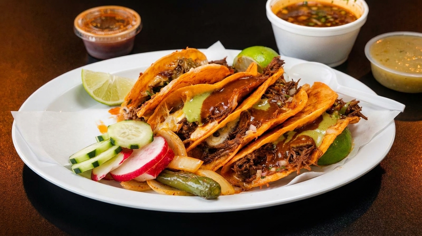 Birria and Quesatacos