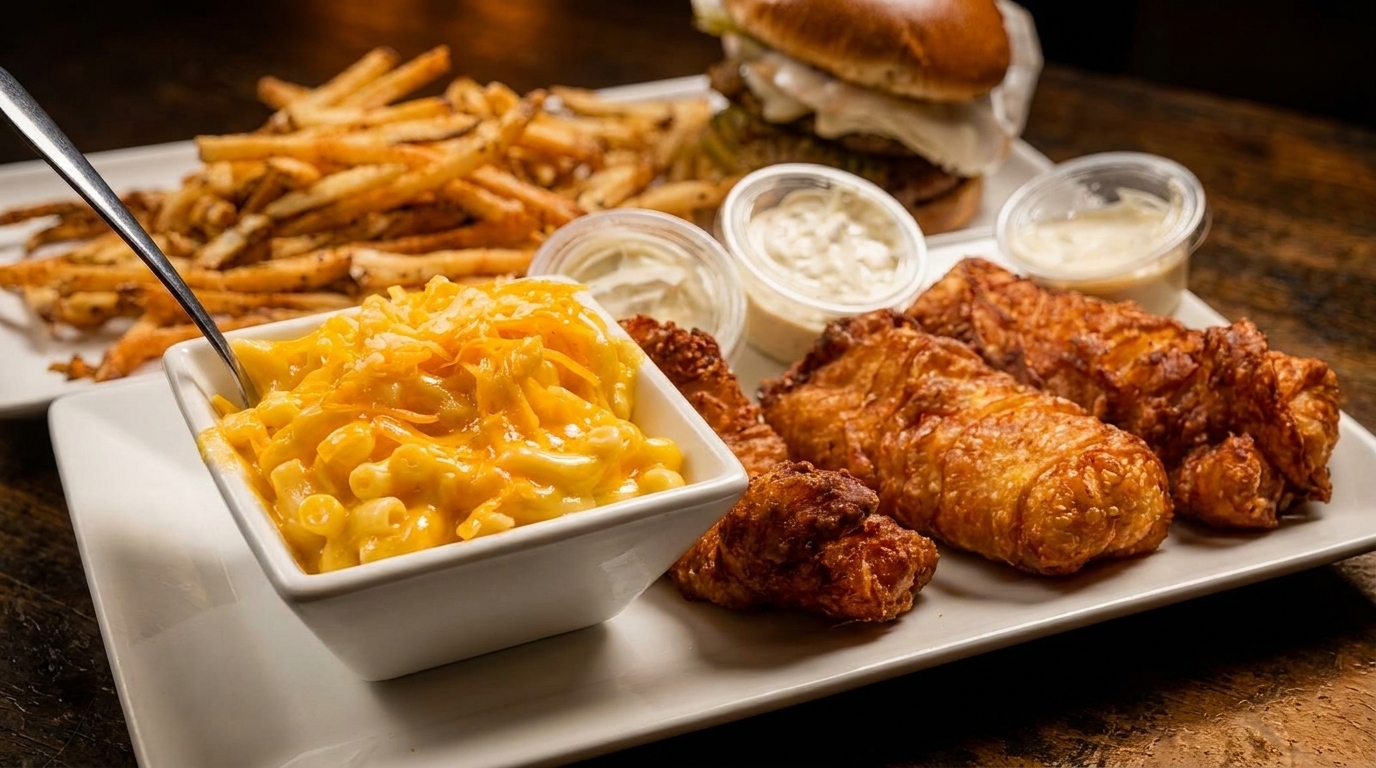 Wings, Burgers, Wraps, and More