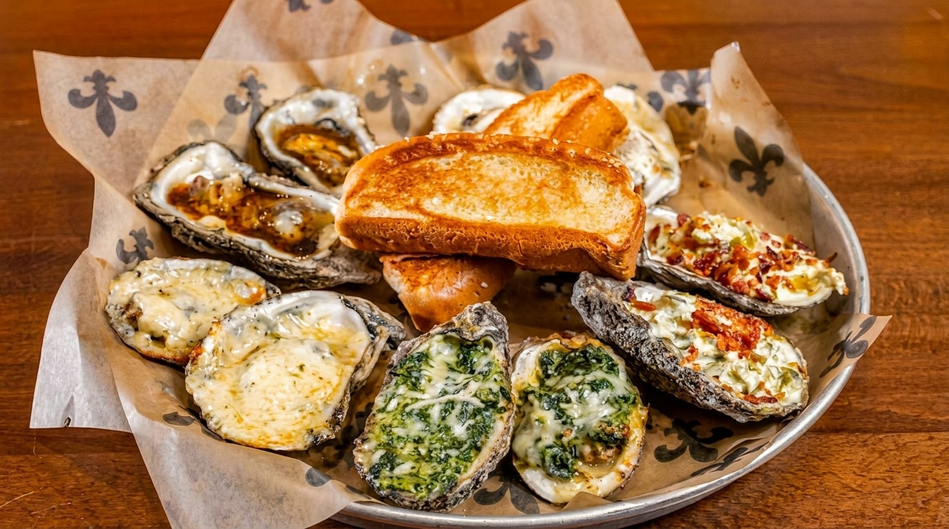 Charbroiled Oysters, Six Ways