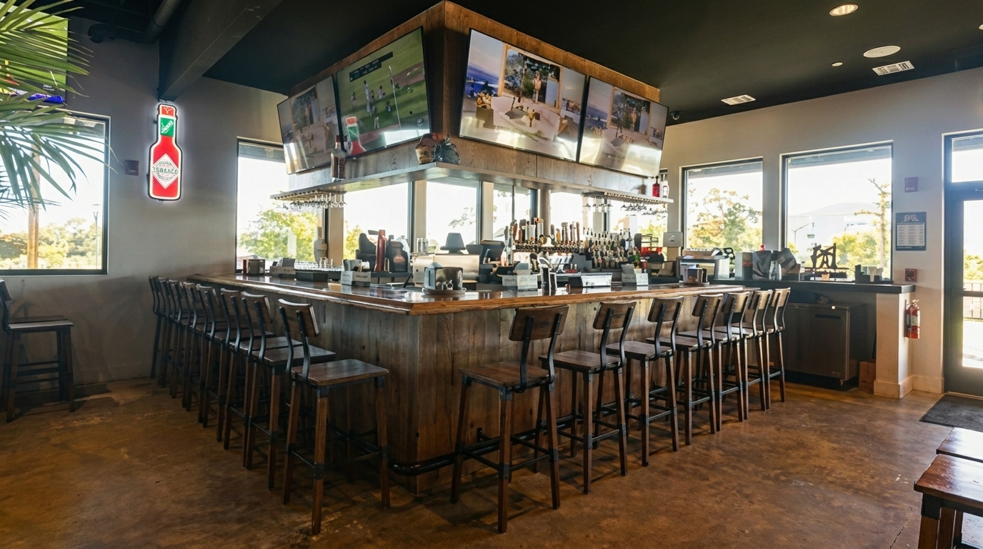 Cold Drinks, TVs, and Good Company