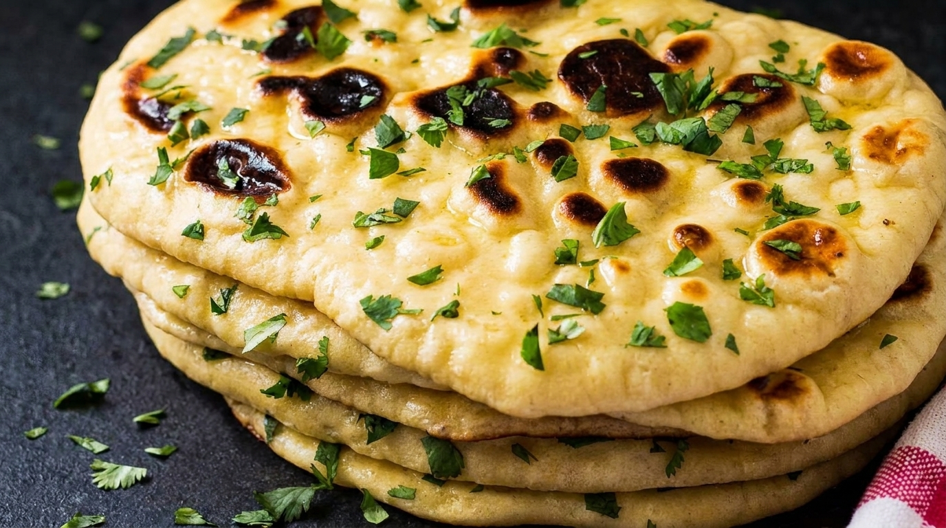 Tandoor-Fired Naan and Kulcha