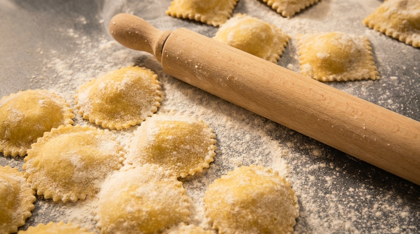 Hand-Shaped Ravioli, Fresh Every Morning