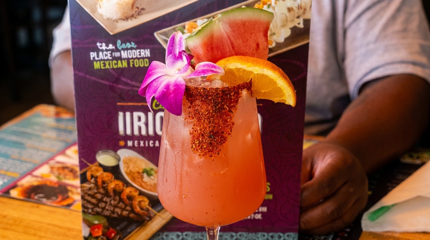 Margaritas with an Orchid on Top