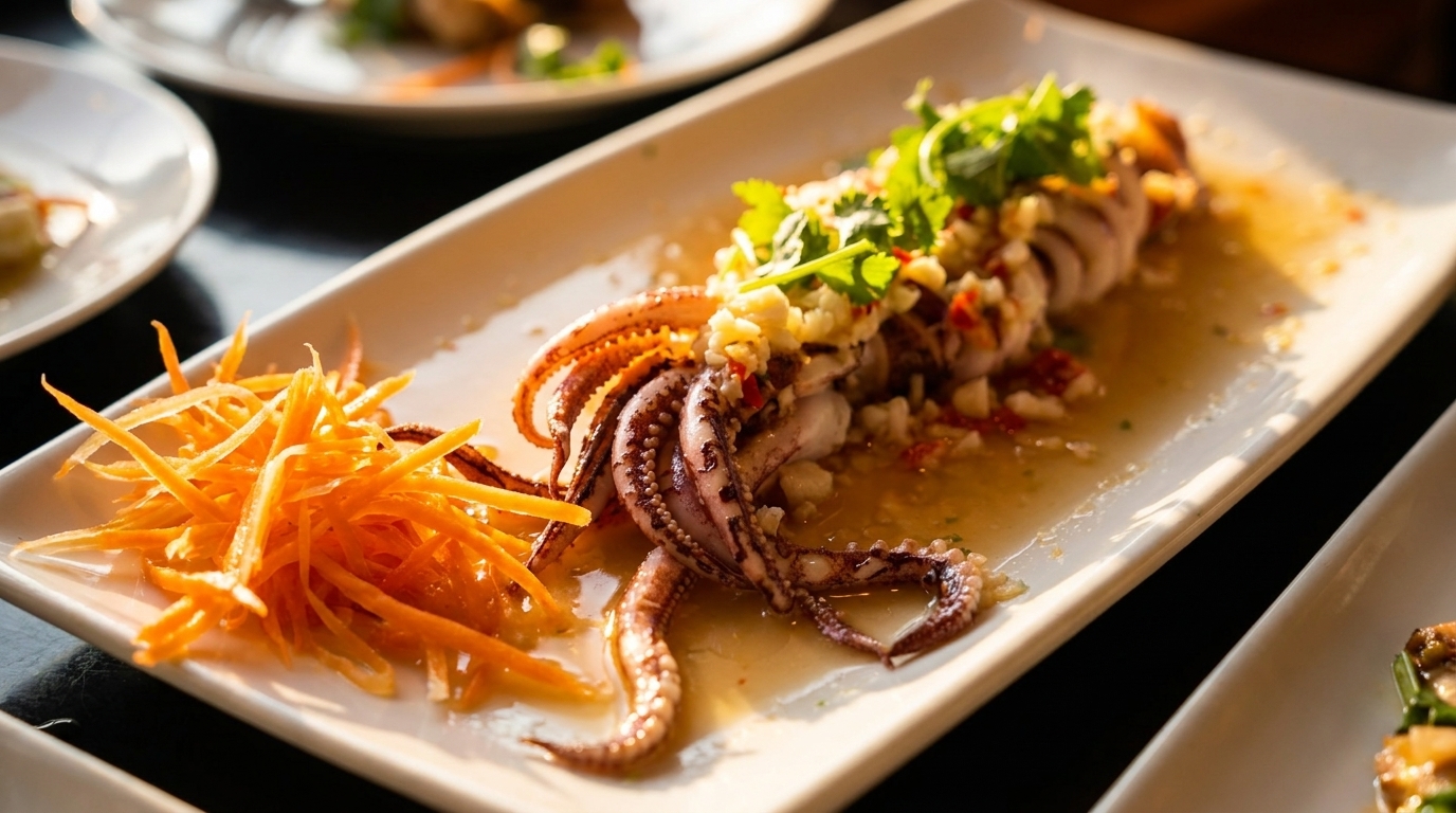 Grilled Whole Squid (Ika)