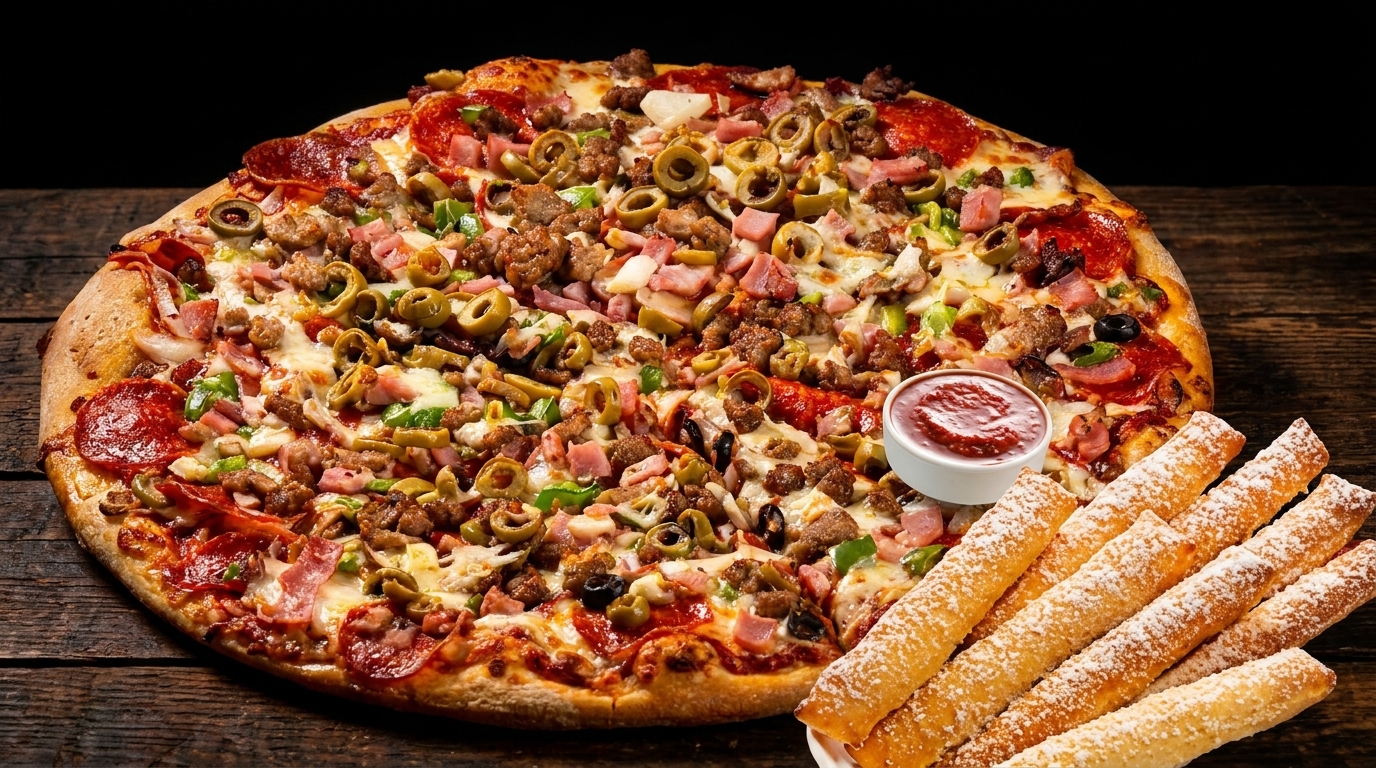 Bacon Cheeseburger Pizza Deal