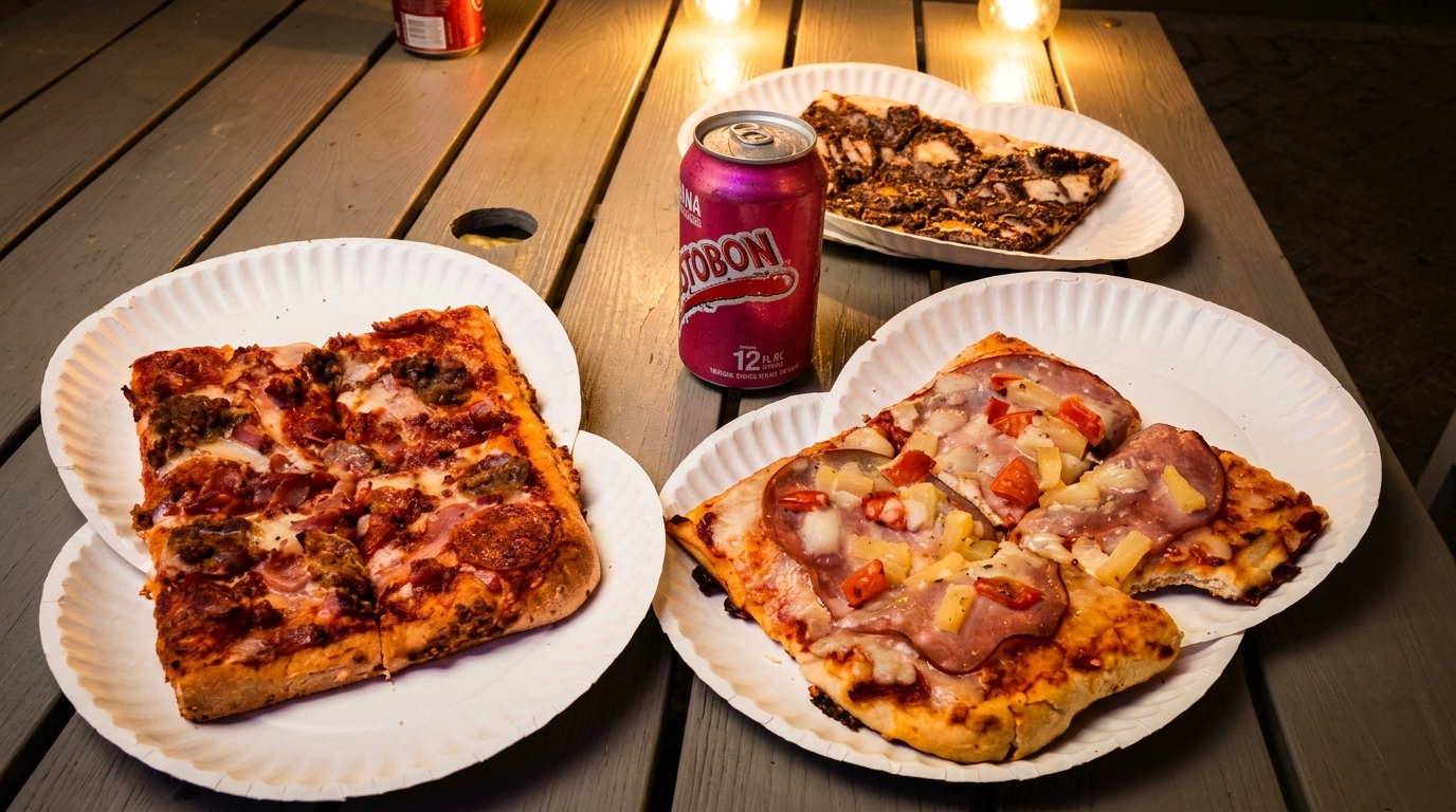 Slices, Beers, and Fresh Air