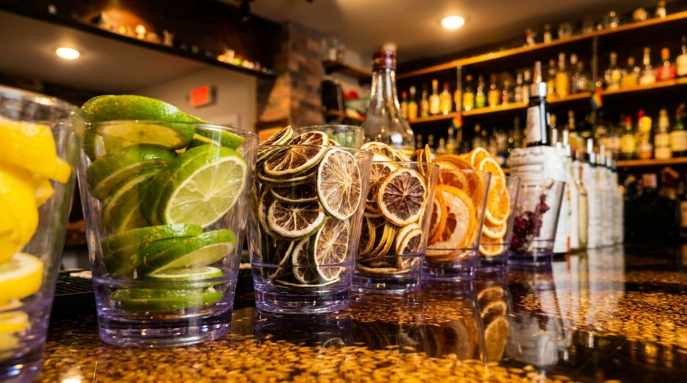 Cocktails at the Bar
