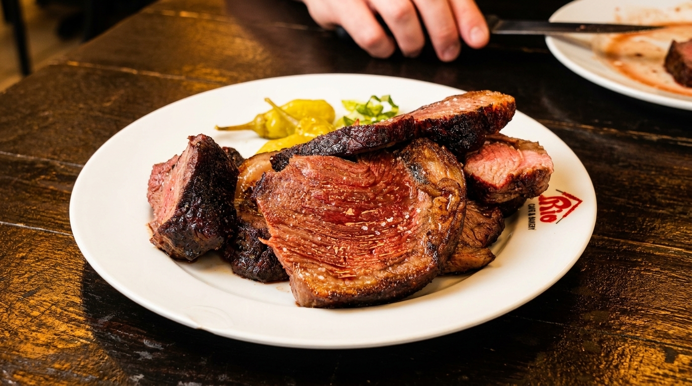Picanha, Skewered and Sliced
