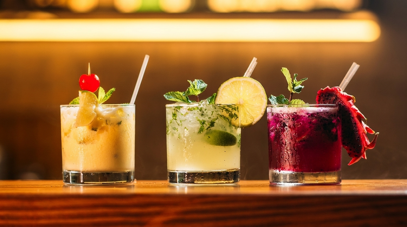 Cocktails with a Doble Pasaporte