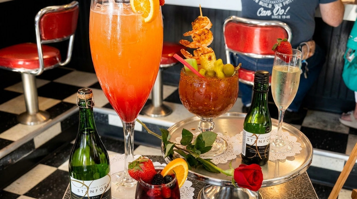 Mimosas, Cocktails & Lodi Wines