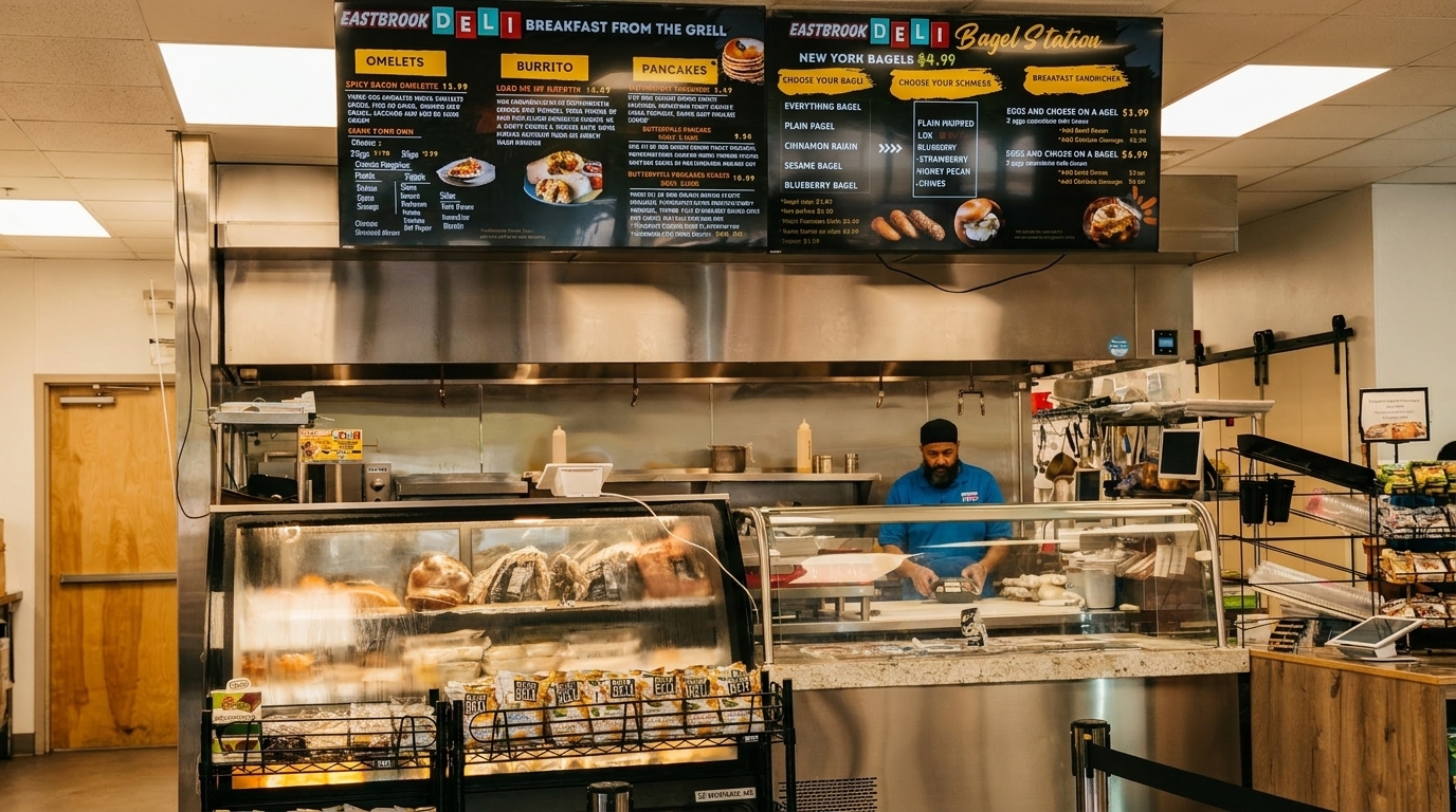 The Welcome Behind the Counter