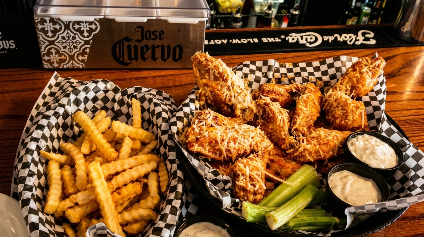 Wings, Drinks, and Game Day Favorites