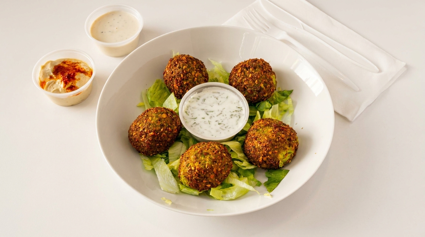 Lamb, Chicken, or Falafel
