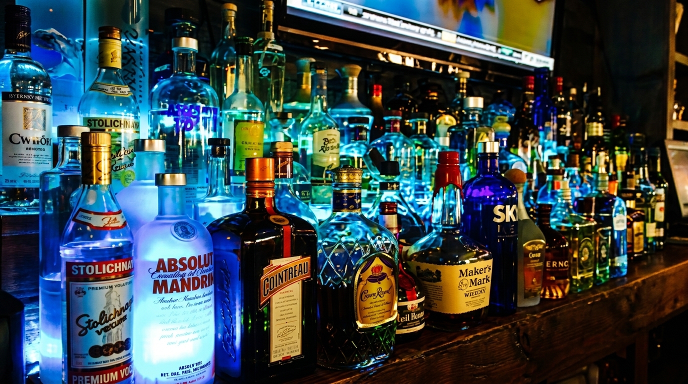 Full Bar, Beer, and Wine