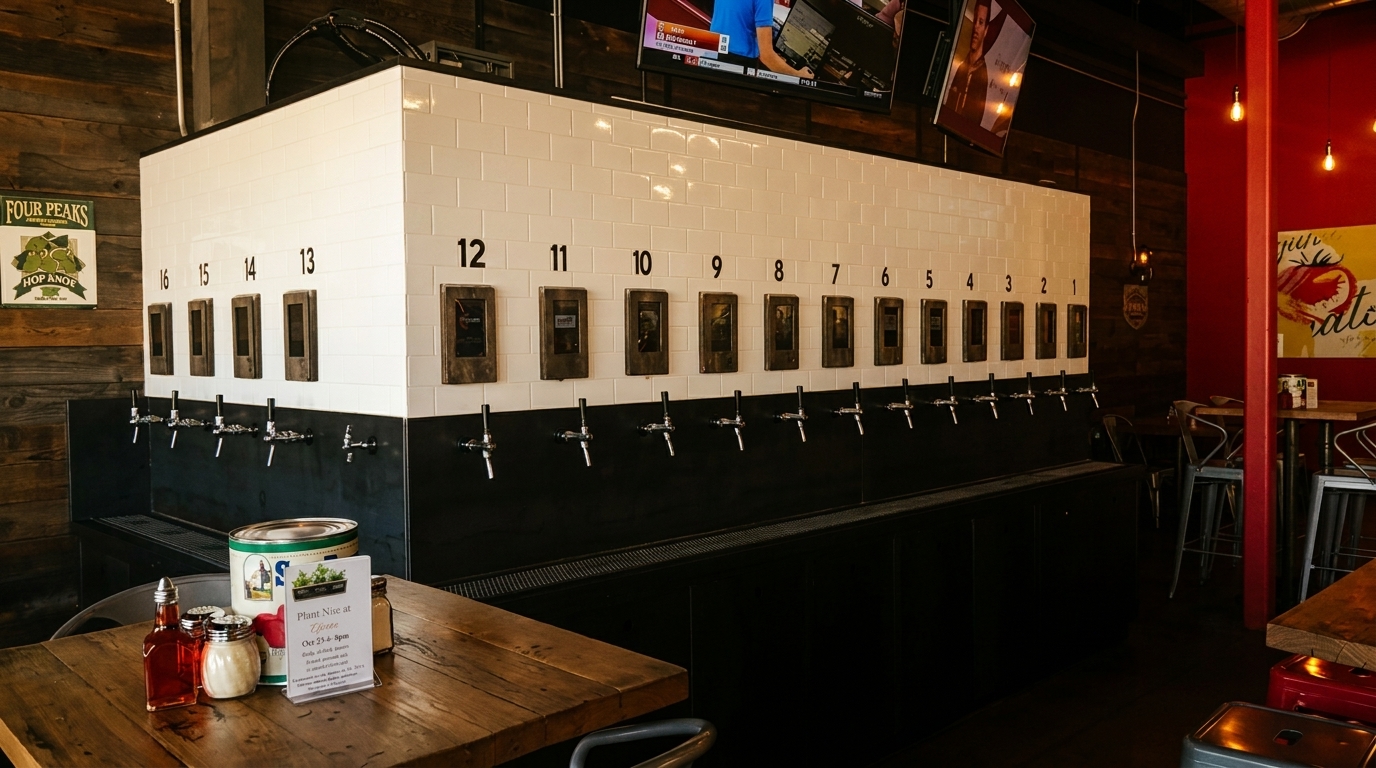 17 Taps of Local Craft Beer