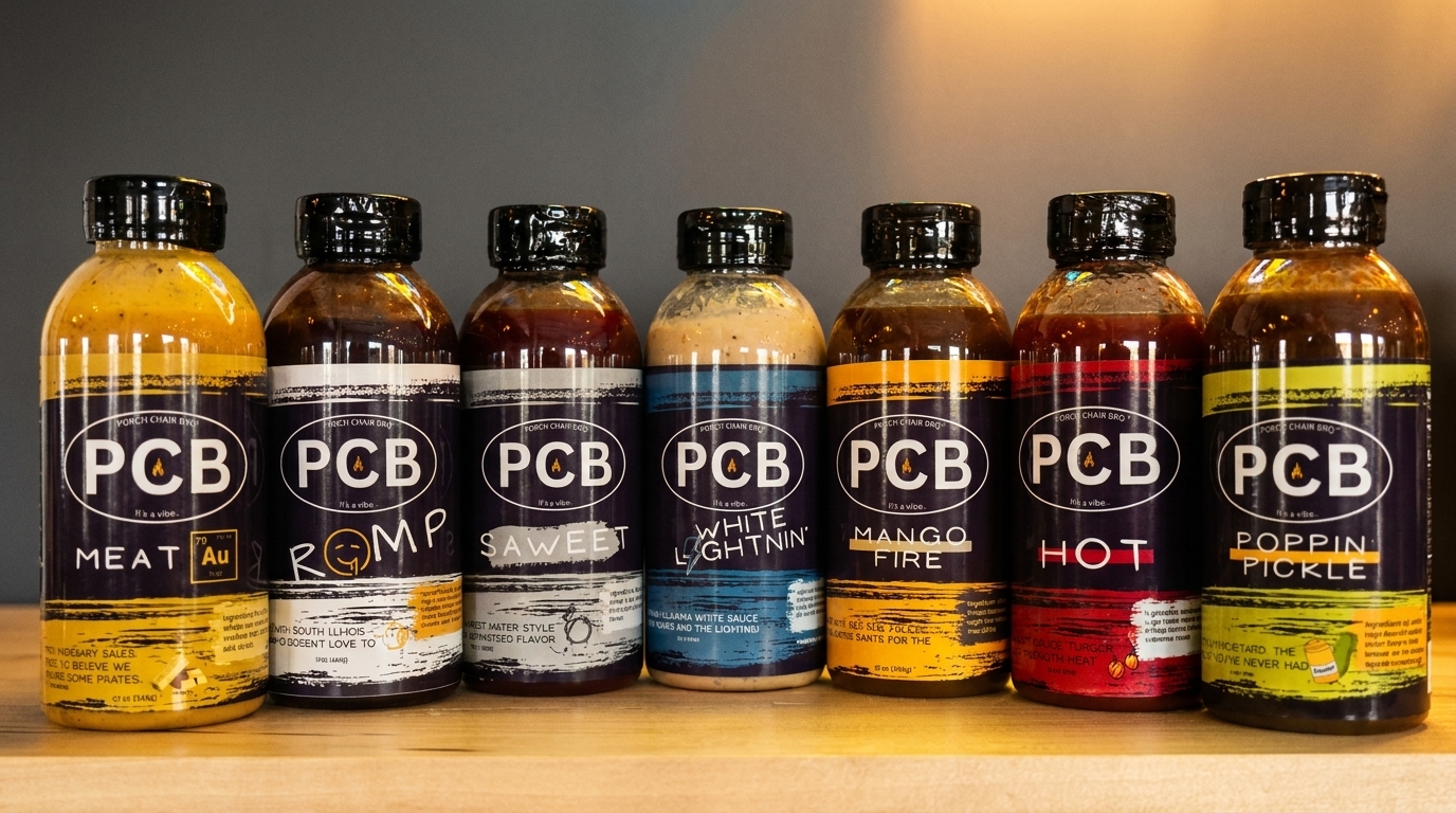 Seven Sauces, All Made Here