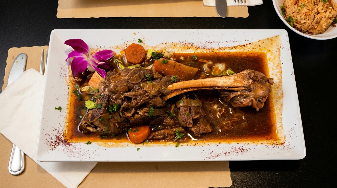 The Slow-Roasted Lamb Shank