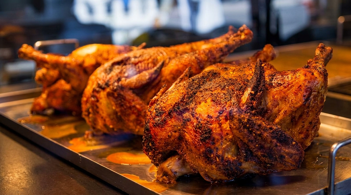One Bird. Brined, Roasted, Perfected.