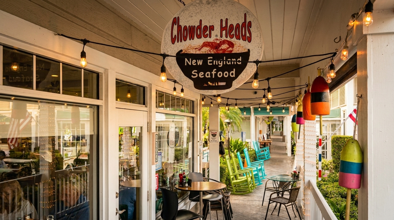 Outdoor Dining With a Coastal Vibe