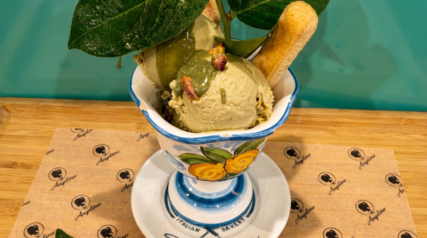 Pistachio, Black Sesame, Strawberry