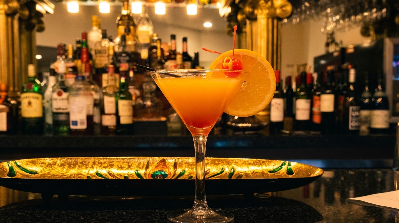 Cocktails at the Bar