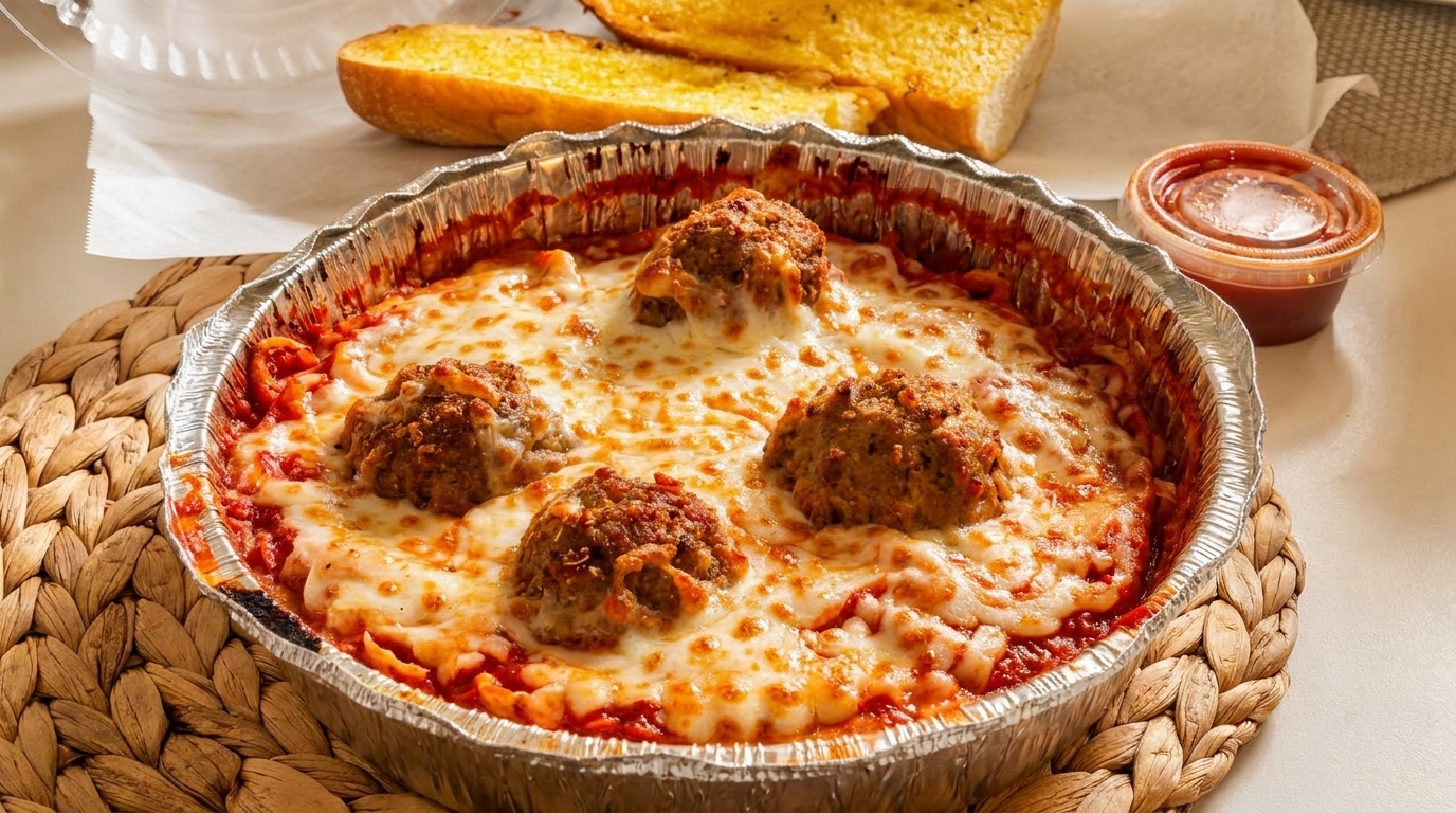 Homemade Meatballs and Baked Pasta