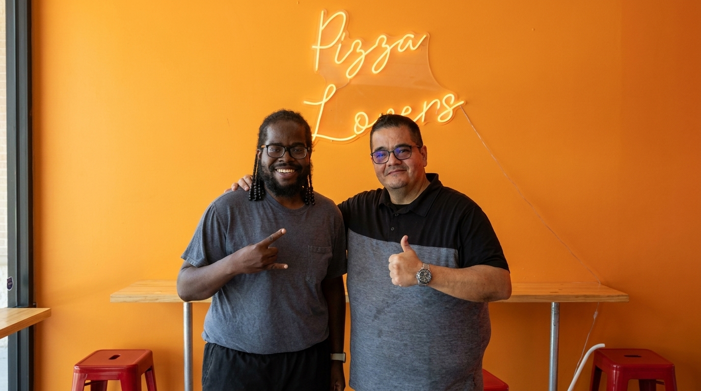 The Team Behind the Pizza