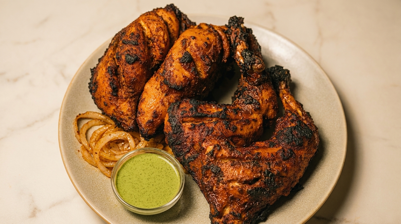 Tandoori Chicken and Kebabs
