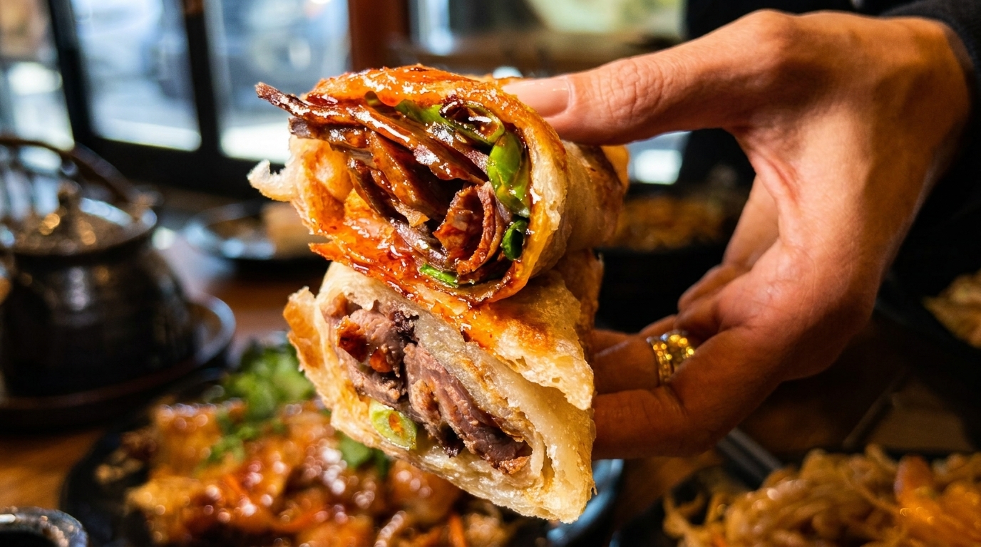 Beef Roll and Braised Pork Pocket