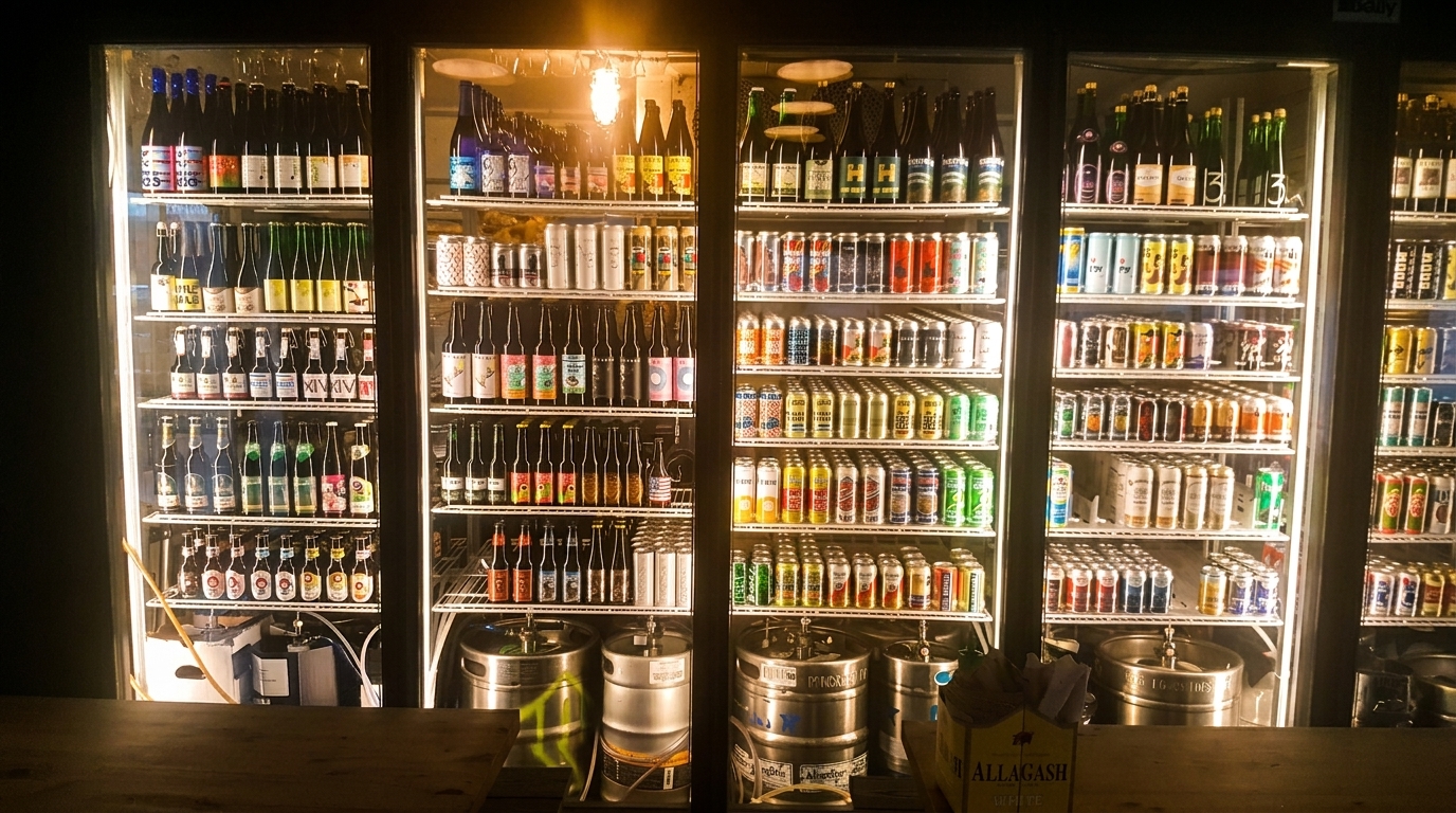 200+ Beers in the Cooler
