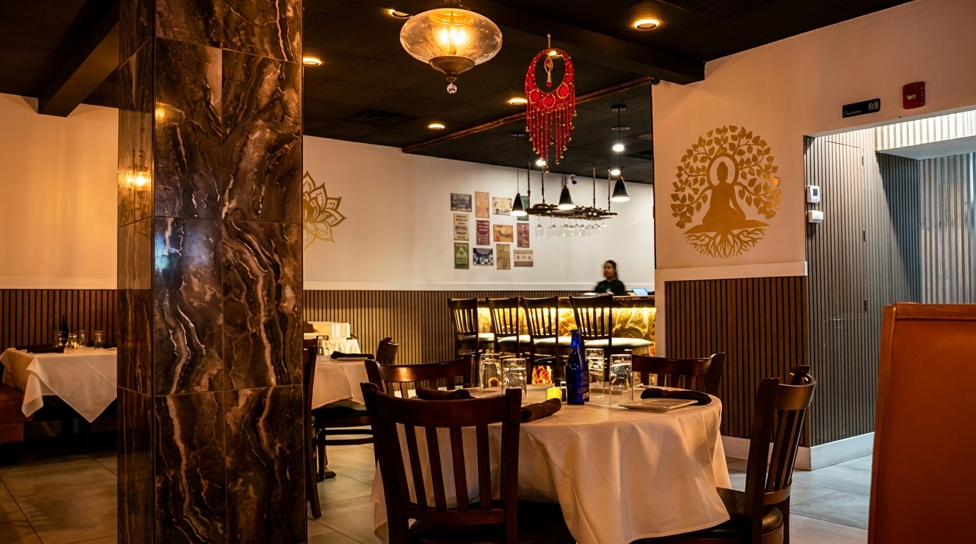 The Space Behind the Food